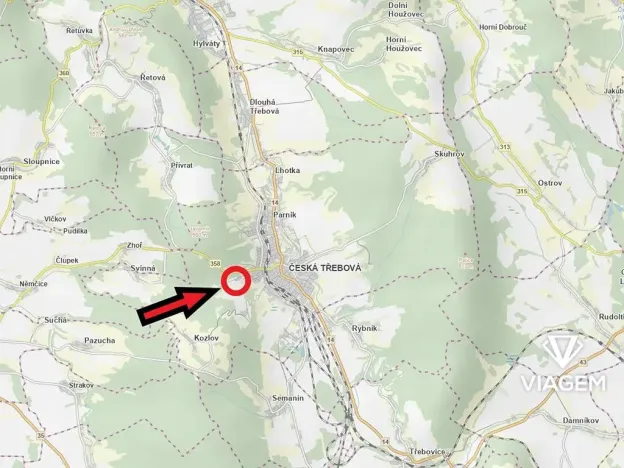 Prodej pozemku pro bydlení, Česká Třebová, 734 m2