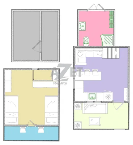 Prodej chaty, Krnov - Pod Bezručovým vrchem, Ježník, 52 m2