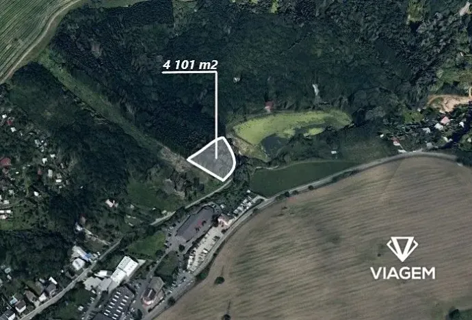 Prodej zahrady, Zlín, 4101 m2