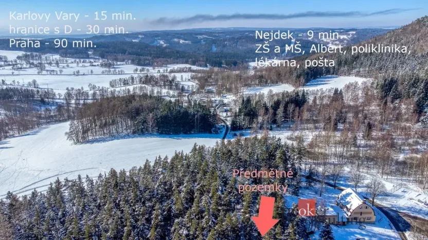 Prodej pozemku pro bydlení, Nejdek, 2023 m2
