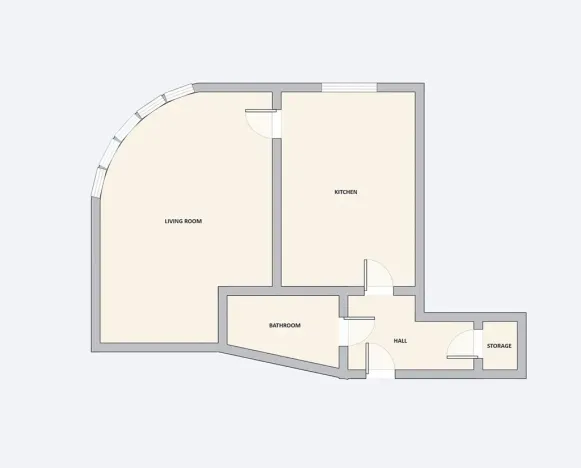 Pronájem bytu 1+1, Praha - Libeň, Novákových, 42 m2