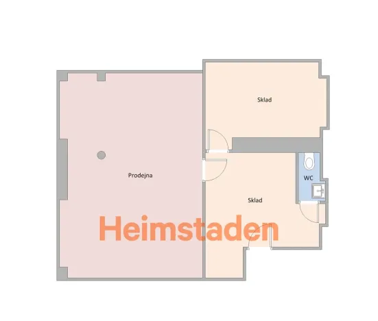 Pronájem obchodního prostoru, Havířov - Město, Na Nábřeží, 76 m2