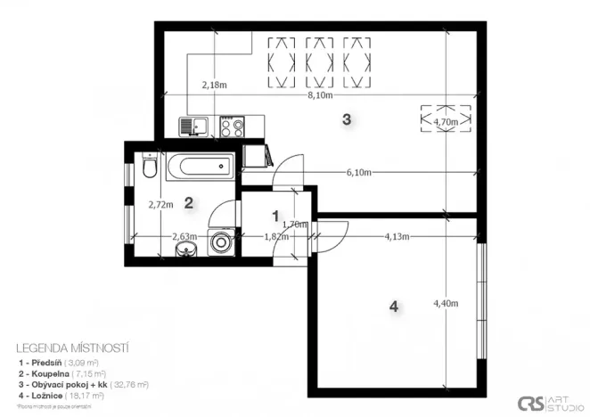 Prodej bytu 2+kk, Úvaly, Kollárova, 64 m2