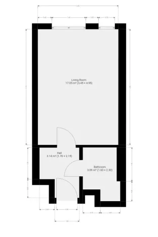 Pronájem bytu 1+kk, Praha - Stodůlky, Raichlova, 24 m2