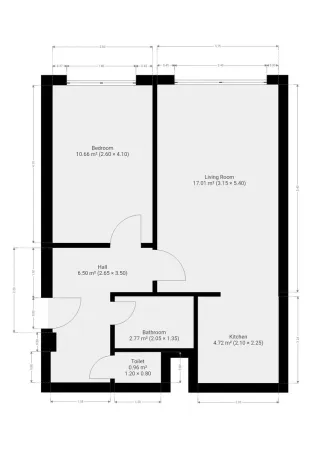 Pronájem bytu 2+kk, Praha - Stodůlky, Blattného, 43 m2