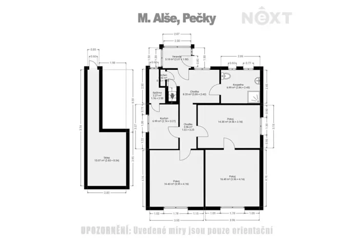 Prodej rodinného domu, Pečky, Mikoláše Alše, 94 m2