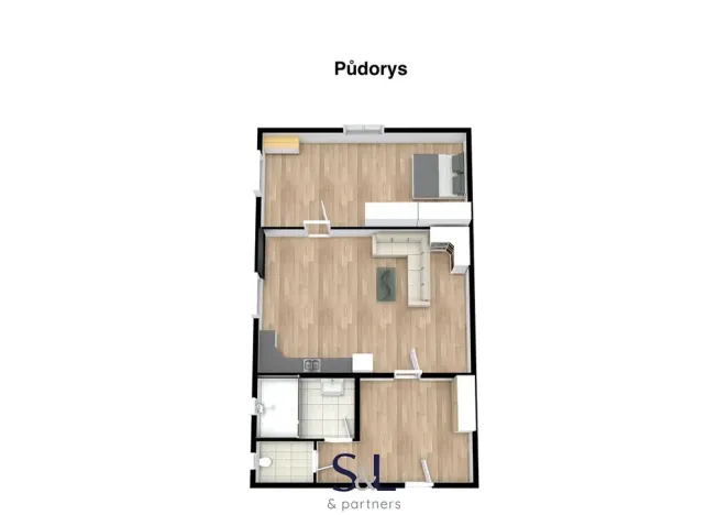 Prodej bytu 2+kk, Nový Bor, Lesná, 49 m2