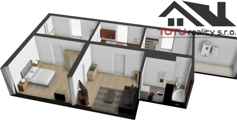 Prodej bytu 4+1, Kuks, 91 m2