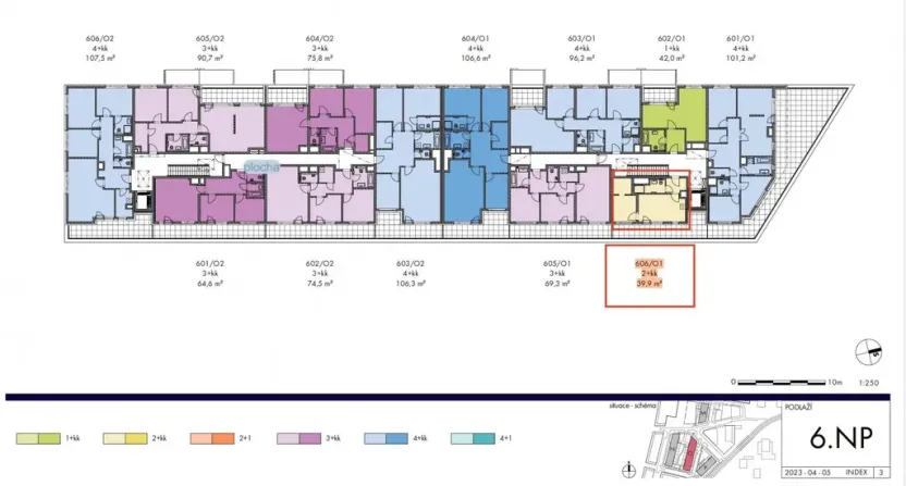 Prodej bytu 2+kk, Praha - Hlubočepy, Hugo Haase, 39 m2
