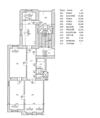 Prodej bytu 4+1, Brno, Jugoslávská, 120 m2