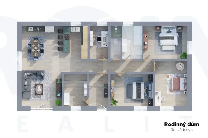 Prodej rodinného domu, Hrdlořezy, 126 m2