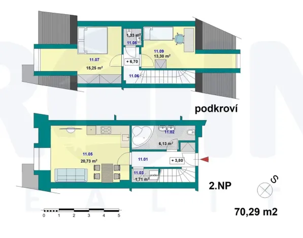 Prodej bytu 3+kk, Bělá pod Bezdězem, U Kina, 72 m2
