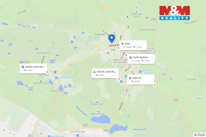 Pronájem bytu 2+1, Lázně Kynžvart, Dlouhá, 63 m2