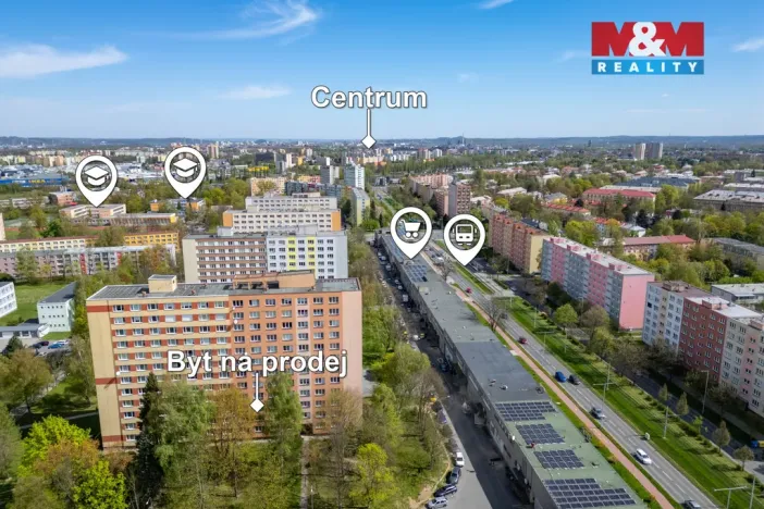 Prodej bytu 2+1, Ostrava - Zábřeh, Výškovická, 57 m2