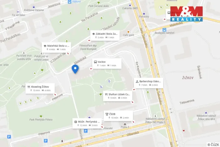 Prodej bytu 1+kk, Praha - Žižkov, Malešická, 38 m2