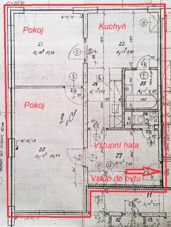 Pronájem bytu 2+1, Zlín, Hluboká, 58 m2