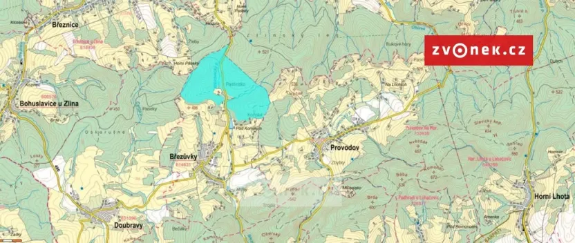 Prodej podílu 1/180 lesa, Březůvky, 9964 m2