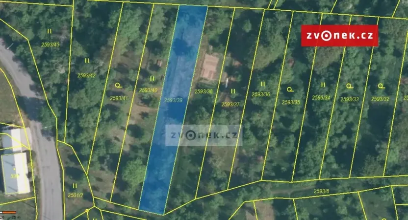 Prodej zahrady, Halenkovice, 852 m2