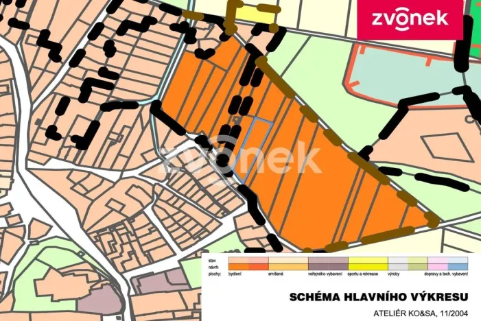 Prodej pozemku pro bydlení, Kroměříž - Těšnovice, 1386 m2