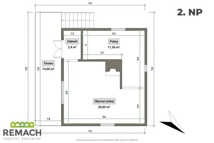 Prodej chaty, Břestek, 71 m2