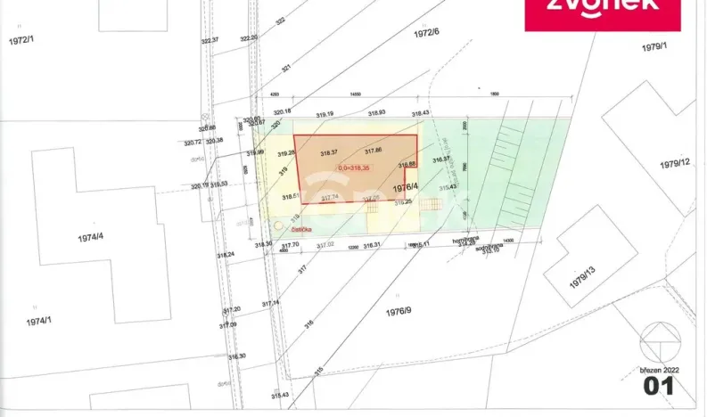 Prodej pozemku pro bydlení, Březnice, 468 m2