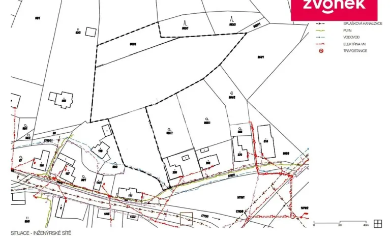 Prodej pozemku pro bydlení, Březůvky, 923 m2