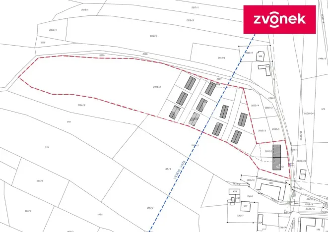 Prodej pozemku pro bydlení, Ludkovice, 1479 m2