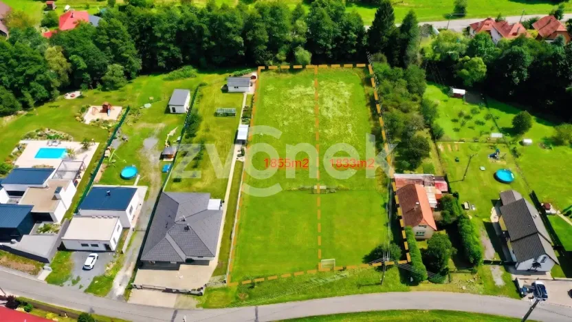 Prodej pozemku pro bydlení, Želechovice nad Dřevnicí, Paseky, 1833 m2