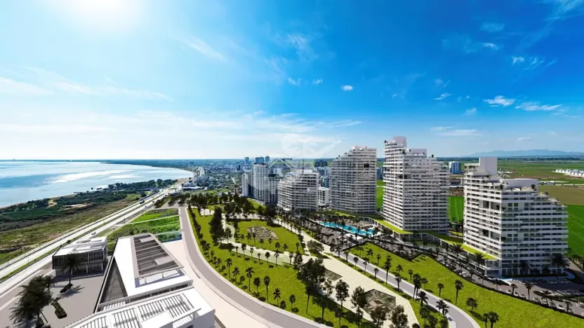 Prodej bytu 1+kk, Trikomo, Kypr, 37 m2