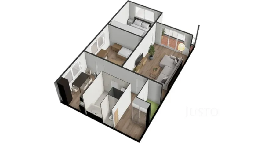 Prodej bytu 3+1, Bavorov, Na Sídlišti, 70 m2