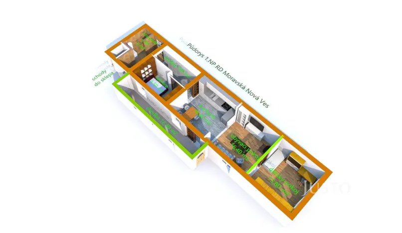 Prodej rodinného domu, Moravská Nová Ves, Lipová, 97 m2