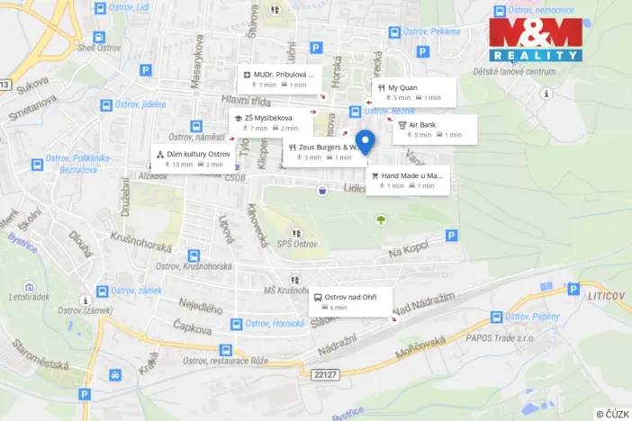 Pronájem bytu 2+1, Ostrov, S. K. Neumanna, 66 m2