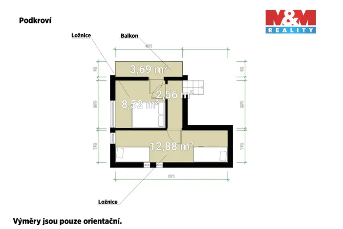 Prodej chaty, Letiny, 59 m2