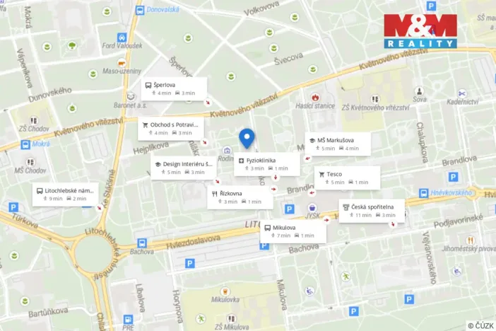 Prodej bytu 1+kk, Praha - Chodov, Machkova, 29 m2