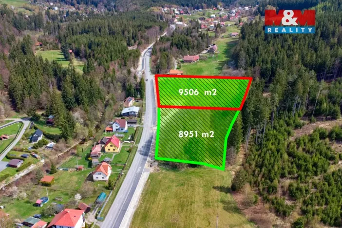 Prodej pozemku pro bydlení, Horní Bečva, 18457 m2