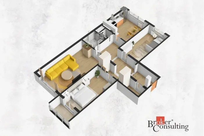 Pronájem bytu 3+1, Praha - Modřany, Urbánkova, 79 m2