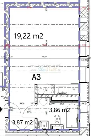 Pronájem bytu 1+kk, Adamov, Nádražní, 27 m2