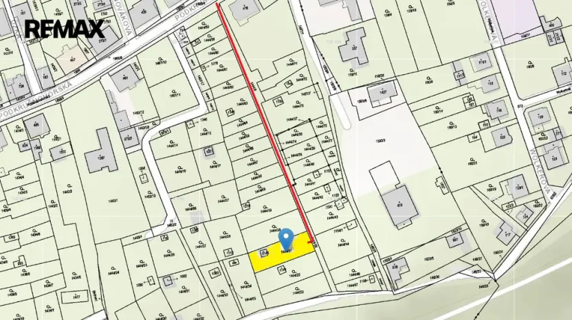 Prodej zahrady, Lom, 522 m2