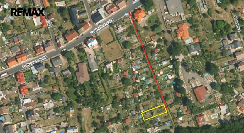 Prodej zahrady, Lom, 522 m2