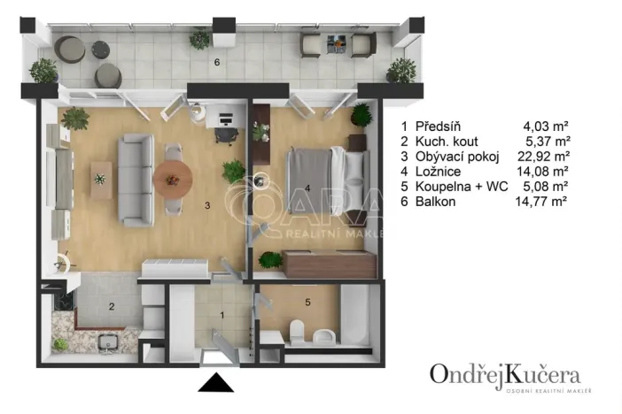 Prodej bytu 2+kk, Praha - Dejvice, Heinemannova, 66 m2