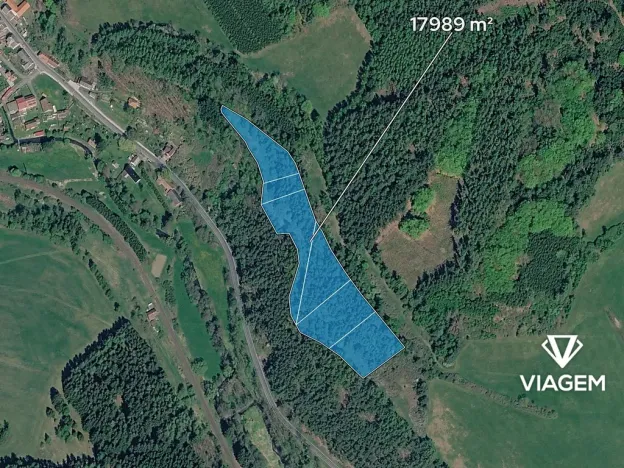 Prodej podílu lesa, Kolinec, 5621 m2