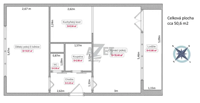 Prodej bytu 2+kk, Orlová - Lutyně, Květinová, 53 m2