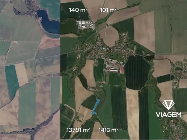 Prodej podílu lesa, Bečváry, 1287 m2