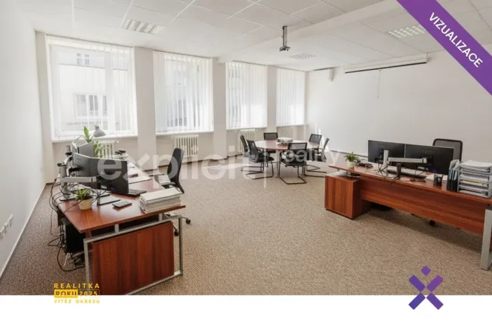 Pronájem kanceláře, Zlín, Zarámí, 50 m2