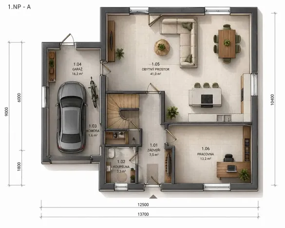 Prodej rodinného domu, Praha - Řeporyje, 166 m2