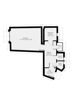Pronájem bytu 1+1, Praha - Vinohrady, Na Folimance, 33 m2