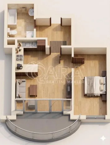 Prodej bytu 2+kk, Olomouc - Nové Sady, Fischerova, 45 m2