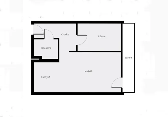 Pronájem bytu 2+kk, Praha - Kobylisy, Balabánova, 45 m2