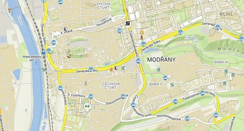 Pronájem skladu, Praha - Modřany, Písková, 100 m2