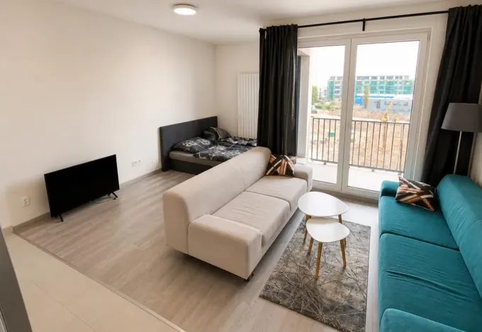Pronájem bytu 1+kk, Praha - Malešice, Sazečská, 34 m2